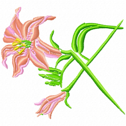 Flowers Embroidery Design 6